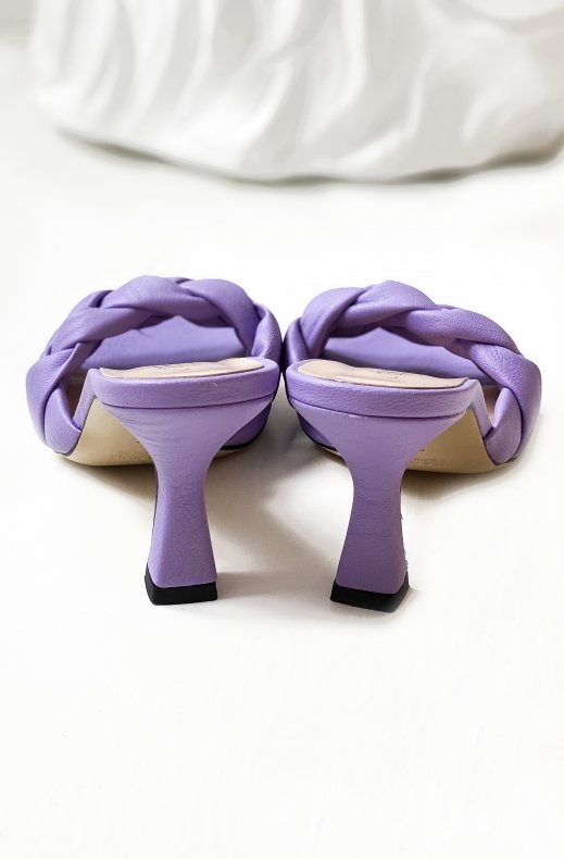 Lestrosa - braided sandal purple