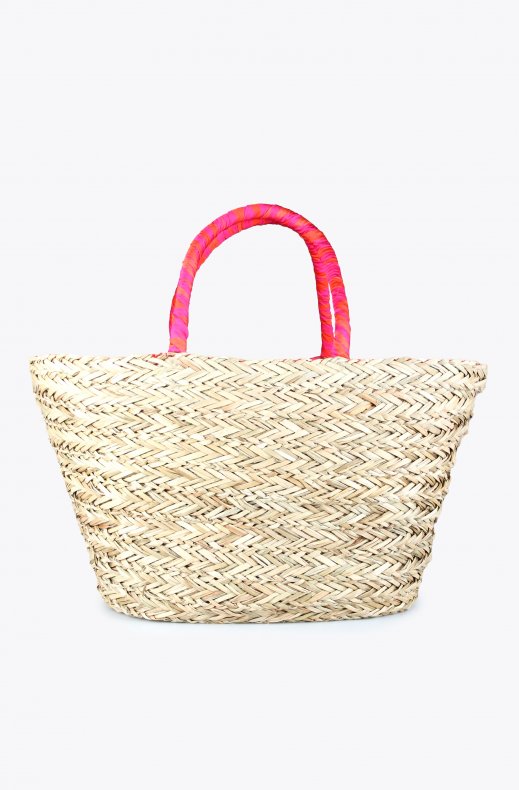 Lola Casademunt - 22320001 - Beach Bag Logo Orange Cerise