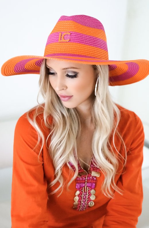 Lola Casademunt - Hat 22350004 Orange Pink