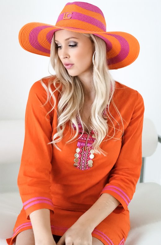 Lola Casademunt - Hat 22350004 Orange Pink