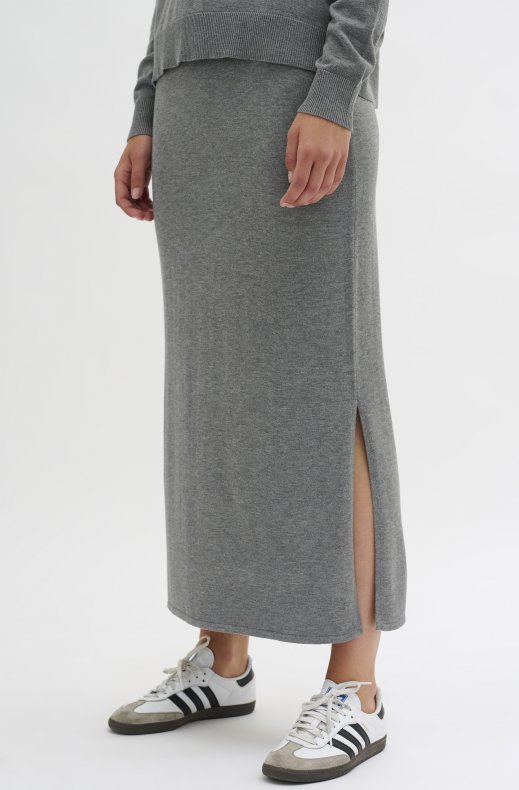 My Essential Wardrobe - Emma Skirt - Smoked Pearl Melange
