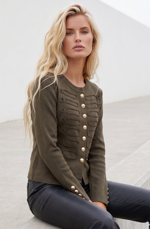 Mixed Brands - Cardigan AL5557 - Khaki