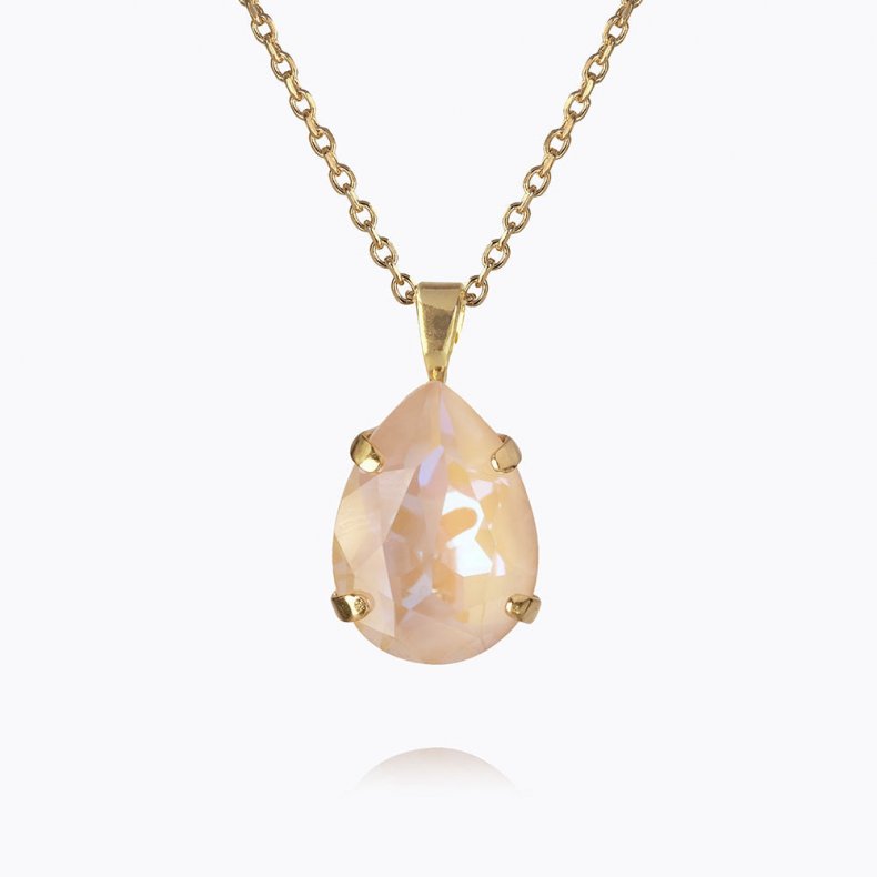 Caroline Svedbom - Mini Drop Necklace - Gold Ivory Cream Delite