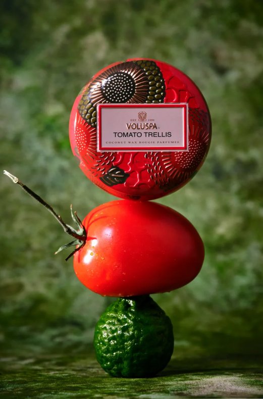 Voluspa - Mini Decorative Tin Candle - Tomato Trellis