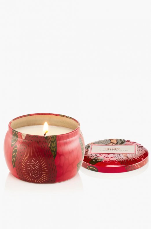 Voluspa - Mini Decorative Tin Candle - Tomato Trellis
