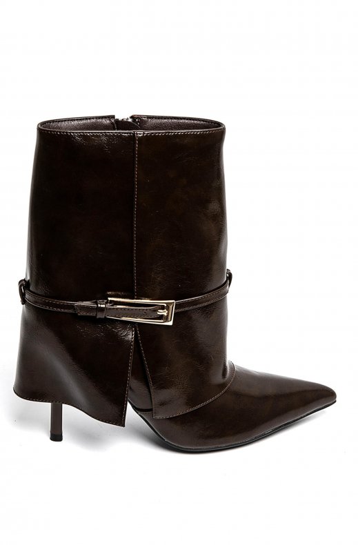 Mixed Brands Boot with heel 3267 - Brown