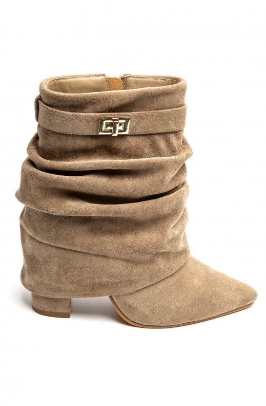 Mixed Brands - Boot slouched 7666A - Khaki