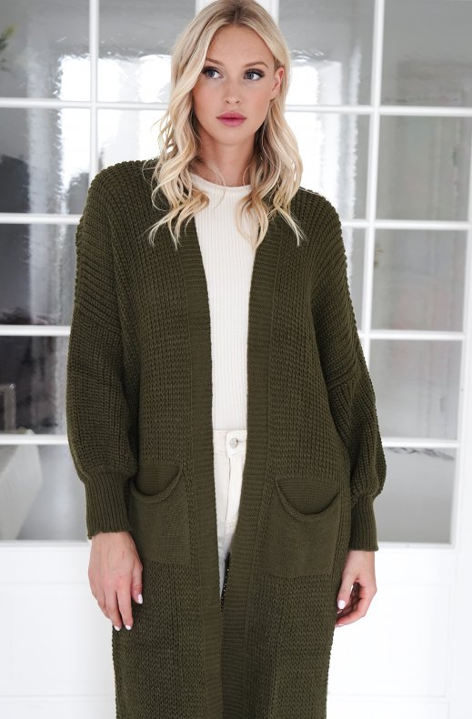 Mixed Brands - Long Cardigan 2268 - Khaki