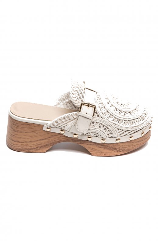 Mixed Brands - Mules Crochet 6627 - Beige