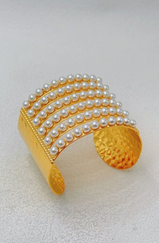 Mixed Brands - LLBR59 - Bangle with pearls