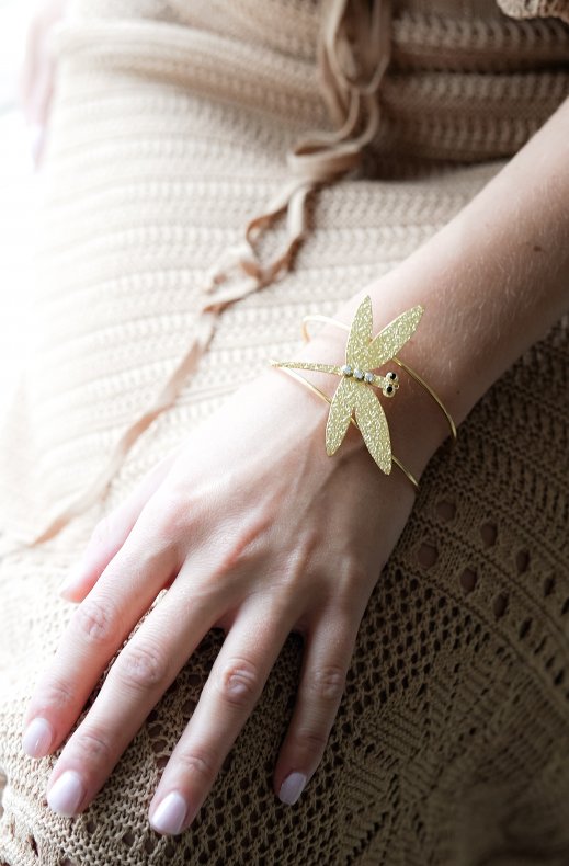Mixed Brands - Dragonfly Bracelet - DDBR04 - gold