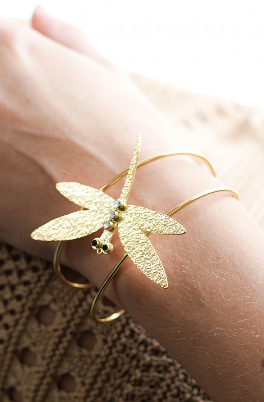 Mixed Brands - Dragonfly Bracelet - DDBR04 - gold
