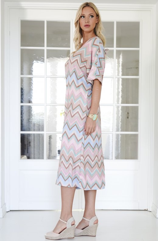 Mixed Brands - Dress 23097 - Beige