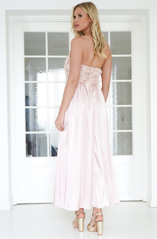 Mixed Brands - Dress with slit 606586 - Nude