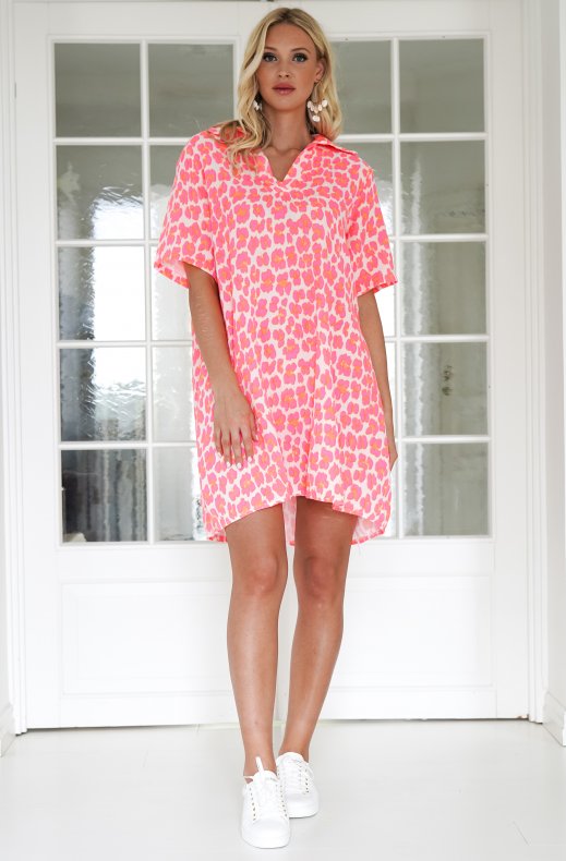 Mixed Brands - Shirt Dress 827743 - Rose Leo