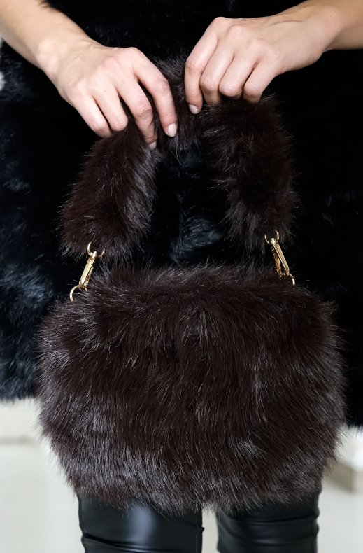 Mixed Brands - Fake fur Bag MZ21 - Brown