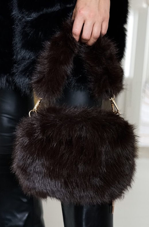 Mixed Brands - Fake fur Bag MZ21 - Brown