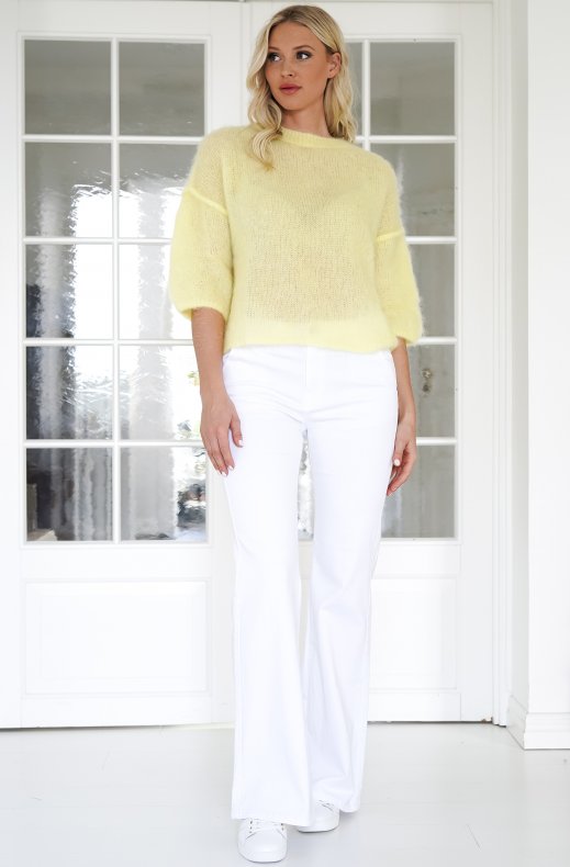 Mixed Brands - Kid Mohair Knitted top 24200 - Yellow