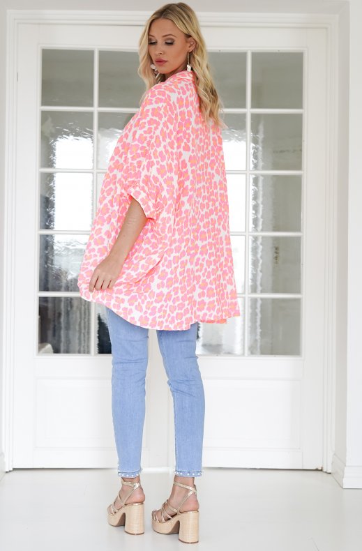 Mixed Brands - Printed Leo Shirt 1269 - Pink
