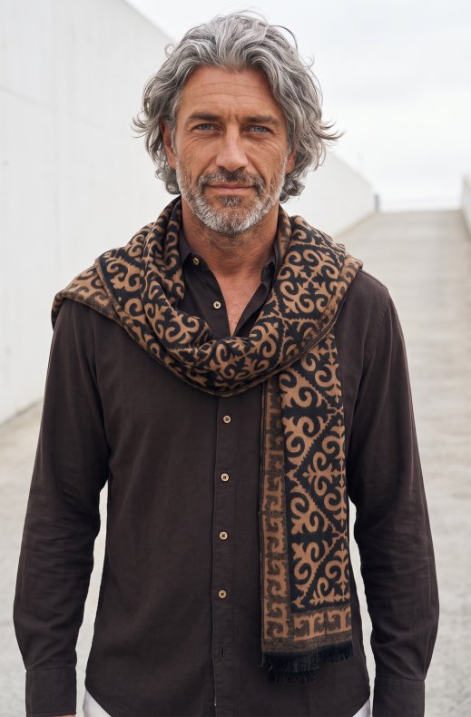 Mixed Brands - Mens Scarf WYF-6119 - Taupe