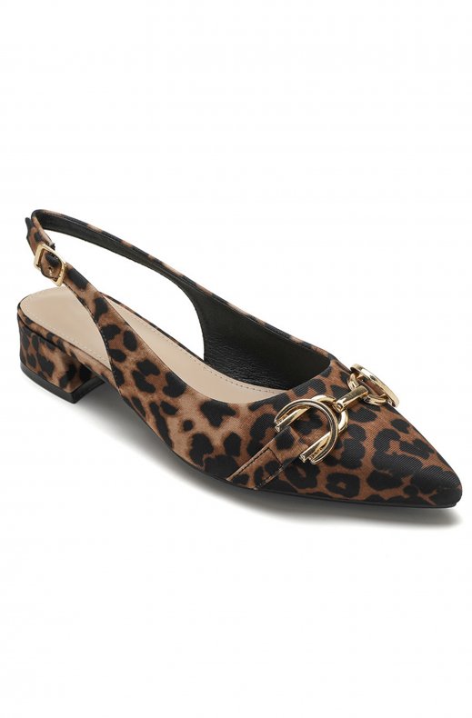 Mixed Brands - Pointy Toe Sling Back with buckle 1816 - Leo