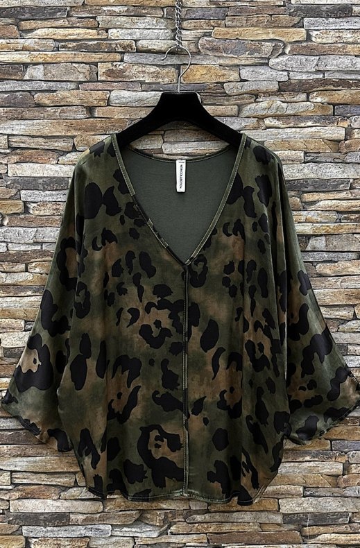 Mixed Brands - Polene Blouse 7889 - Khaki Leo