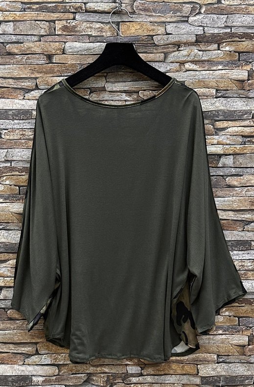 Mixed Brands - Polene Blouse 7889 - Khaki Leo