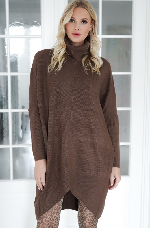 Mixed Brands - Polo dress BL028 - Brown