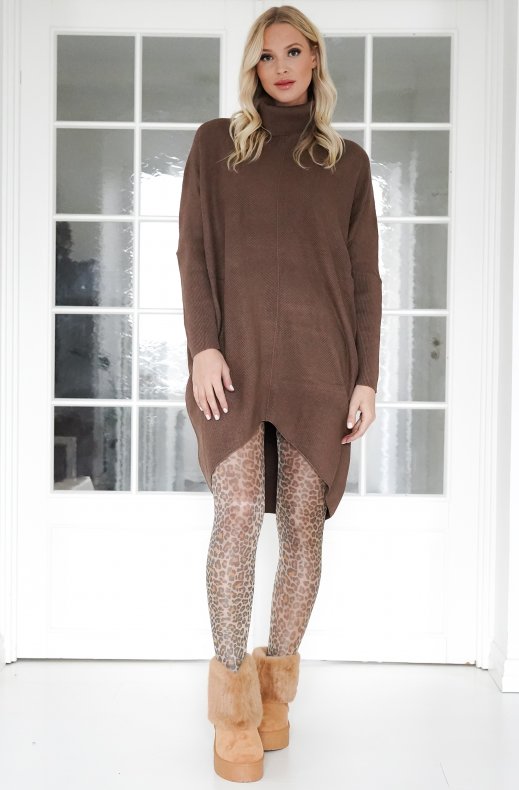 Mixed Brands - Polo dress BL028 - Brown