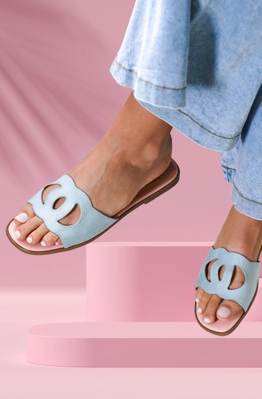 Mixed Brands - Sandals 3861 - Blue