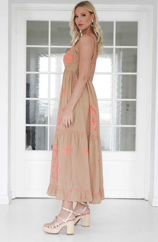 Mixed Brands - Sanya Paisley Maxi - Beige