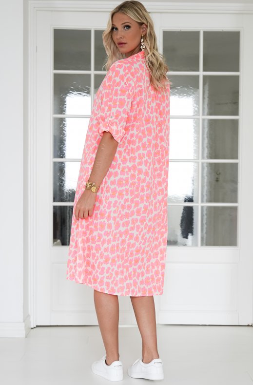 Mixed Brands - Shirt Dress Leo 83767 - Pink Flash