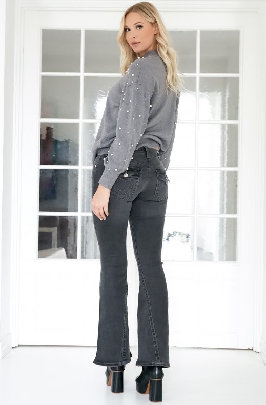 True Religion - Joey low rise Bootcut - Charcoal