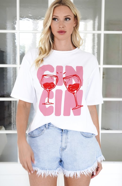 Mixed Brands - Tshirt Cin Cin 2206-44 - White