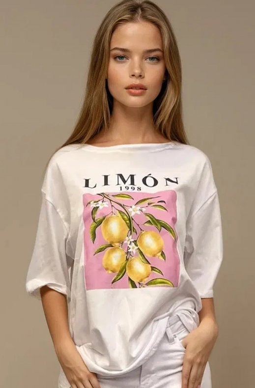 Mixed Brands - T-shirt 2206-39- Lemons