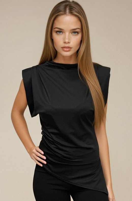 Mixed Brands - Symmetrical Top 90204 - Black