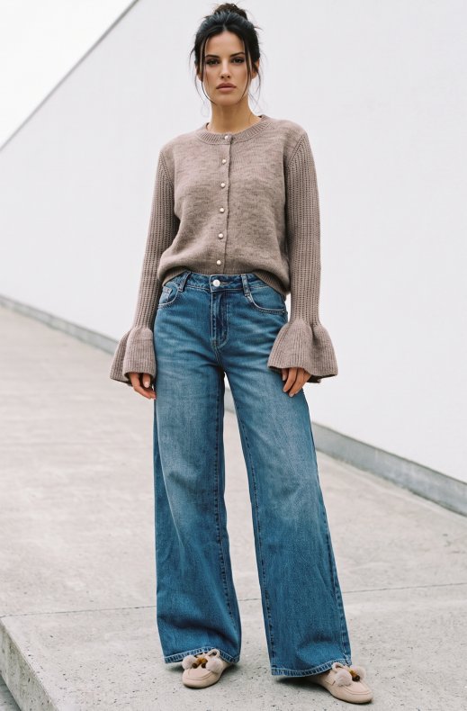 Mixed Brands - Palazzo Long Jeans 2038 - Blue