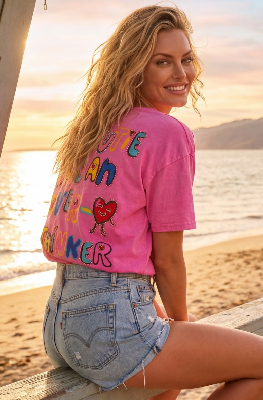 Mixed Brands - Amore T-shirt - Pink