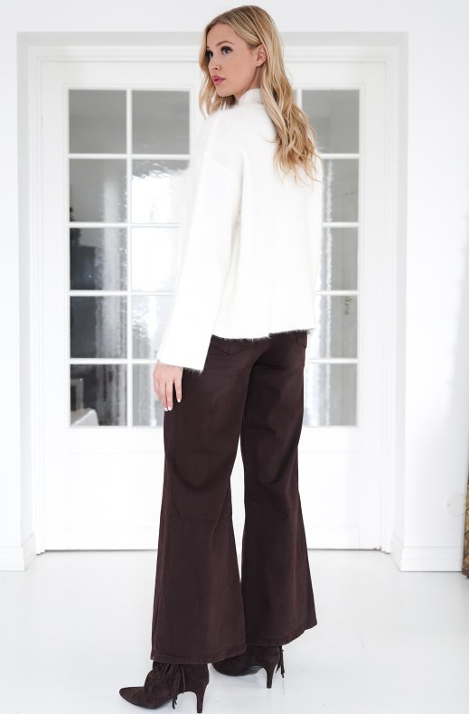 Mixed Brands - Angora Sweater D2761- Ecru