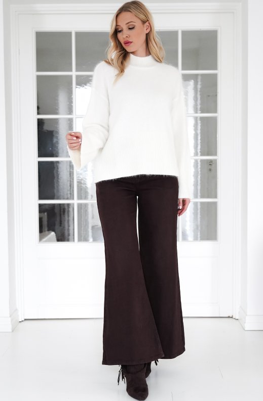 Mixed Brands - Angora Sweater D2761- Ecru