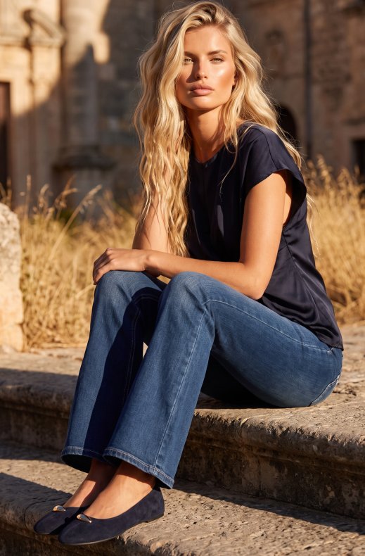 Mixed Brands - Ballerina P-1548 - Navy