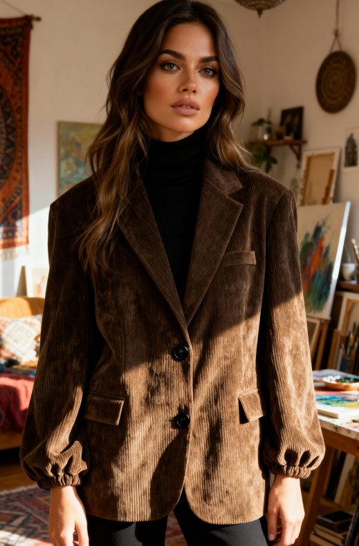 Mixed Brands - Blazer Y0011 - Brown