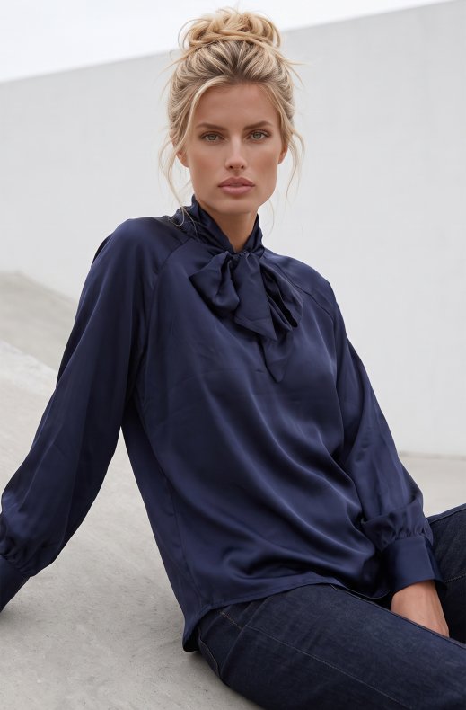 Mixed Brands - Blouse 07131 - Navy