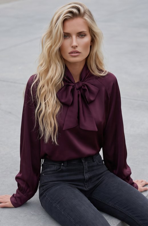 Mixed Brands - Blouse 07131 - Plum