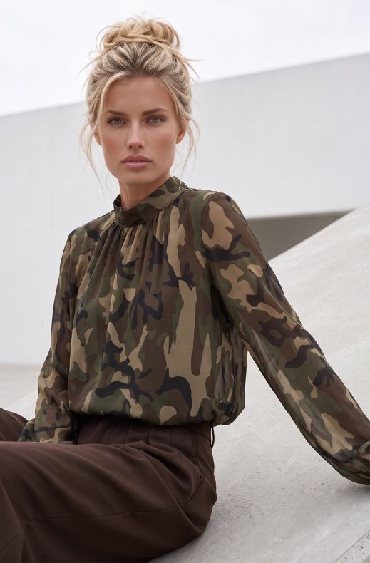 Mixed Brands - Blouse 24121 - Camo