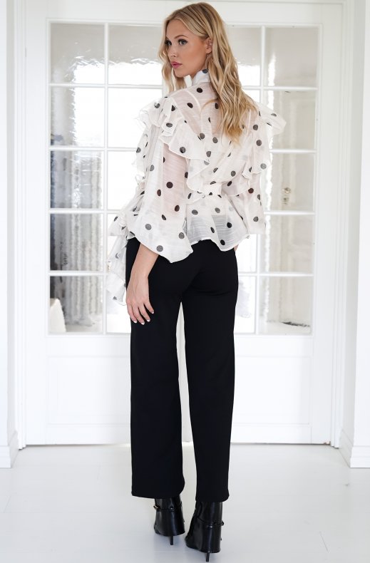 Mixed Brands - Dotted Blouse 7797 - Beige