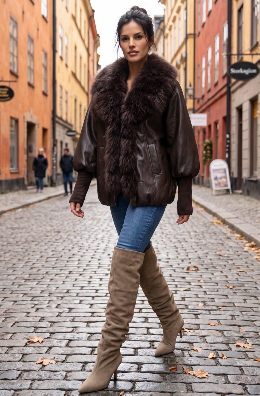 Mixed Brands - High Boots 2571A - Khaki