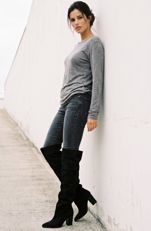 Mixed Brands - High Boots 2573A - Black