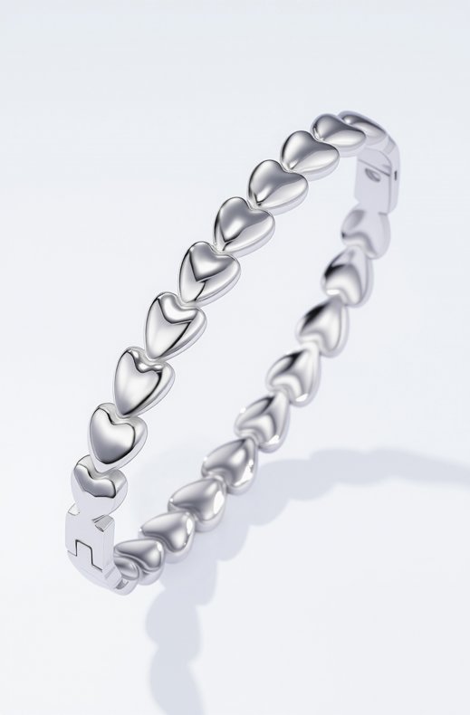 Mixed Brands - Heart Bracelet 324AQ284 - Silver
