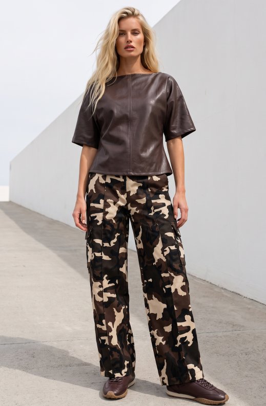 Mixed Brands - Camo pant TN90647 - Brown